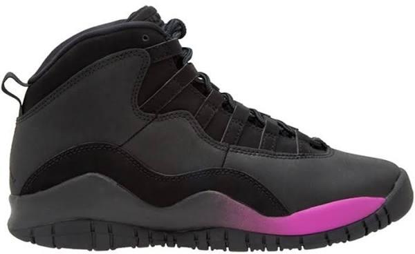 Jordan 10 Retro Black Fuchsia Black (GS)