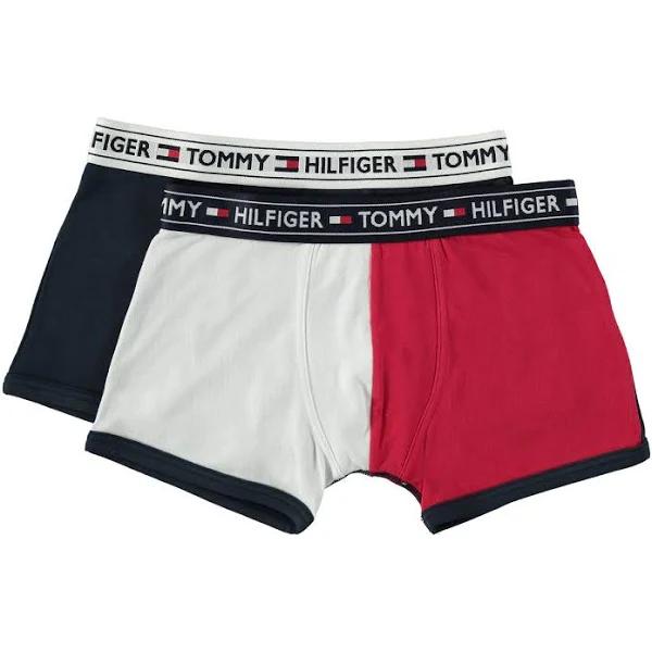 Boys Tommy Hilfiger Blue Original Boxers Set 2 Pack - Blue