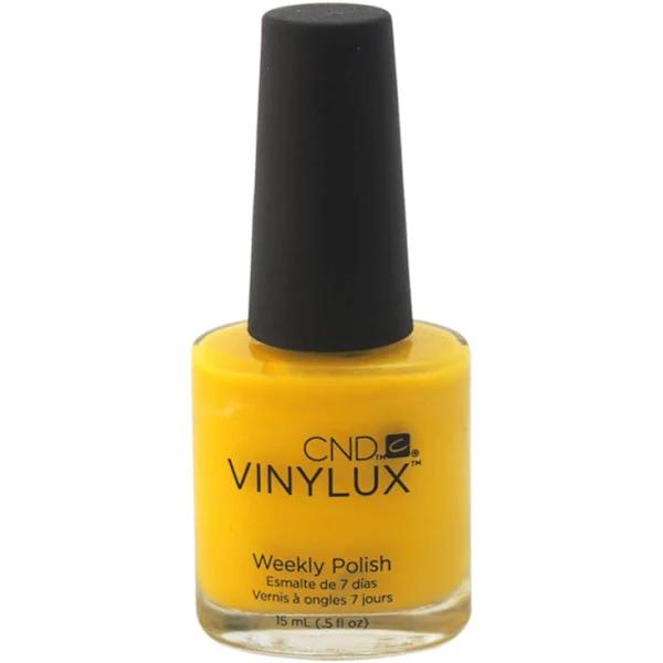 Cnd Vinylux Weekly Polish, Bicycle Yellow 104 - 0.5 fl oz bottle