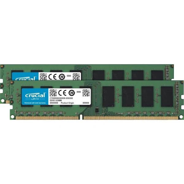 Crucial RAM 16GB Kit (2x8GB) DDR3 1600 MHz CL11 Desktop Memory CT2K102464BD160B