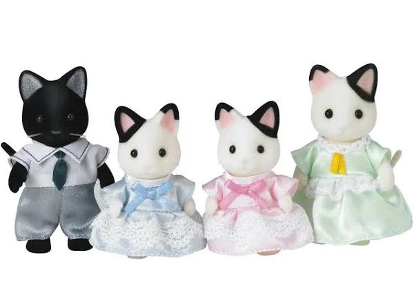 Sylvanian Families - Tuxedo Cat Family