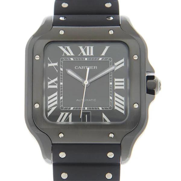 Cartier Santos De Cartier Automatic Black Dial Men's Watch WSSA0039