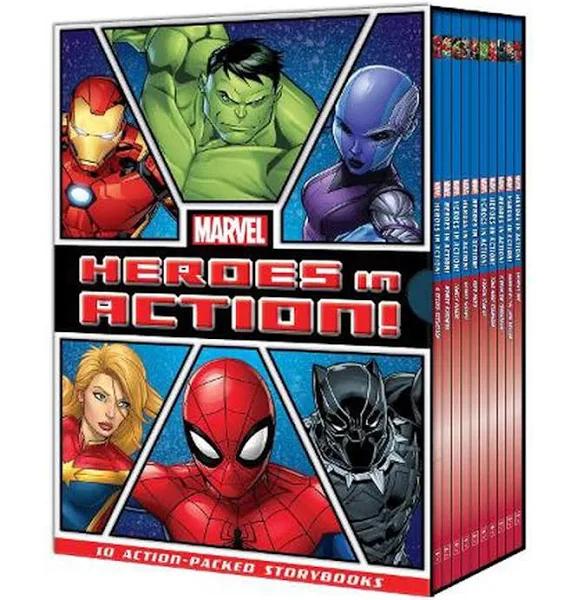 Marvel: Heroes in Action! (10-Book Boxed set)