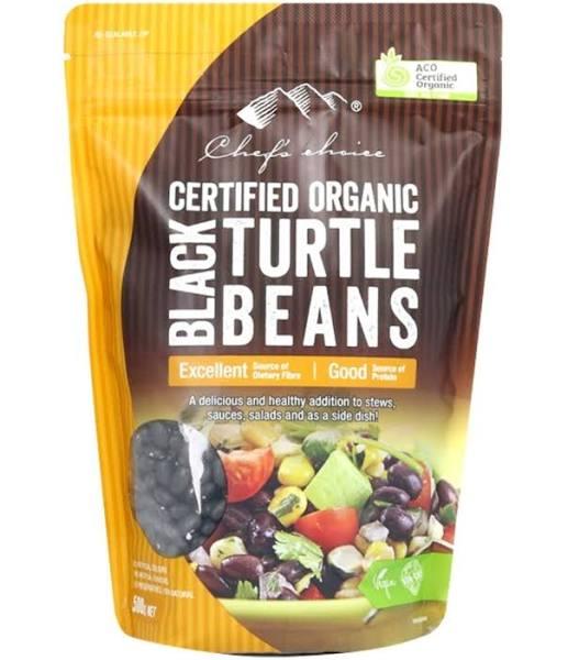 Chef's Choice Black Turtle Beans Organic 500g