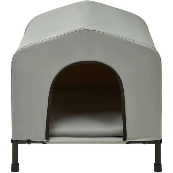 Lexi & Me Grey Canvas Kennel - Medium