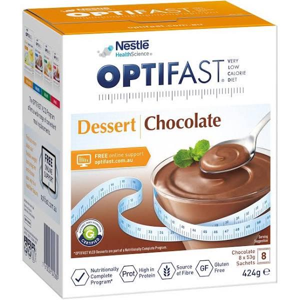 Optifast VLCD Chocolate Dessert 53g - 8 Pack