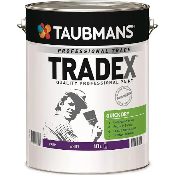 Taubmans Oil Based White Tradex Interior Quick Dry Undercoat and Sealer - 10L