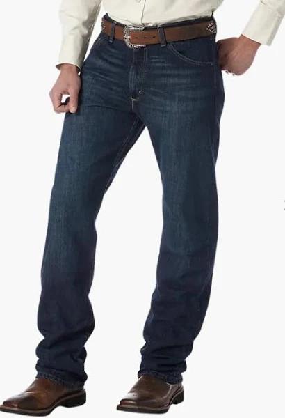 Wrangler Mens 20x Competition Relaxed Jean Deep Blue - 01MWXDB - 36" 29"