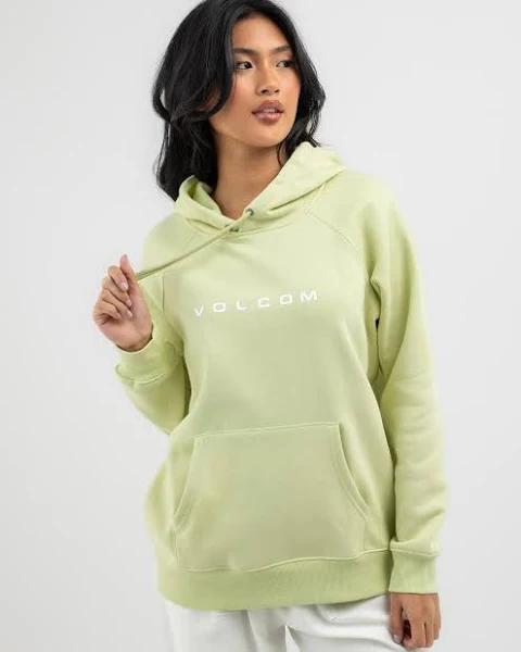 Volcom Women's Get More II Hoodie in Green | Size 18