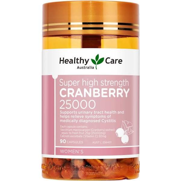 Healthy Care Super High Strength Cranberry 25000mg (90 Capsules)