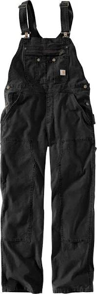 Carhartt Crawford Women's Bib Overall, Black, Size XL