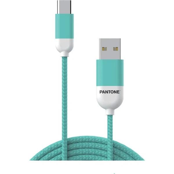 Pantone USB-A to USB-C Cable - Teal