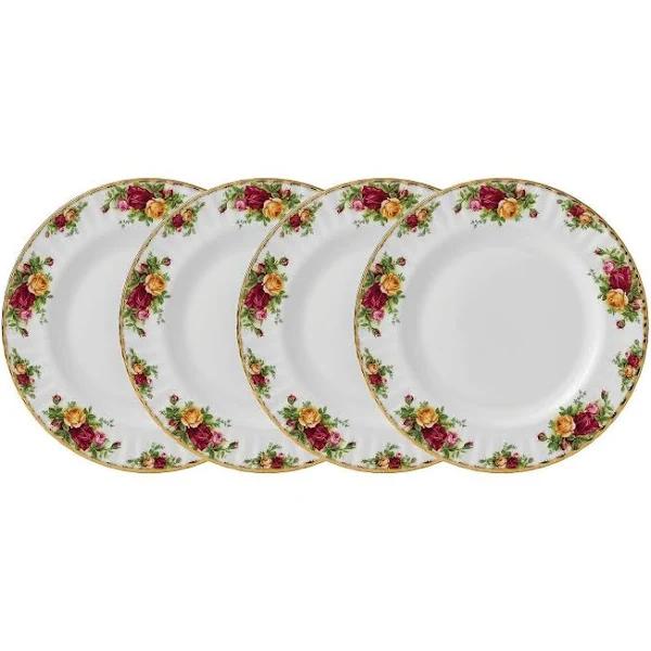 Royal Albert Old Country Roses Plate 27cm Set of 4