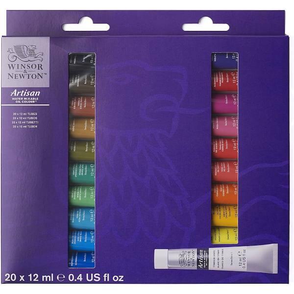 Winsor & Newton Artisan Water Mixable Oil Colour 20 x 12ml Tube Set