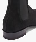 R.M. Williams Black Suede Craftsman Chelsea Boots