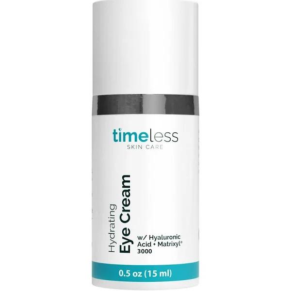 Timeless Skin Care Hydrating Eye Cream w/ Hyaluronic Acid +Matrixyl 3000 - 15ml/0.5oz