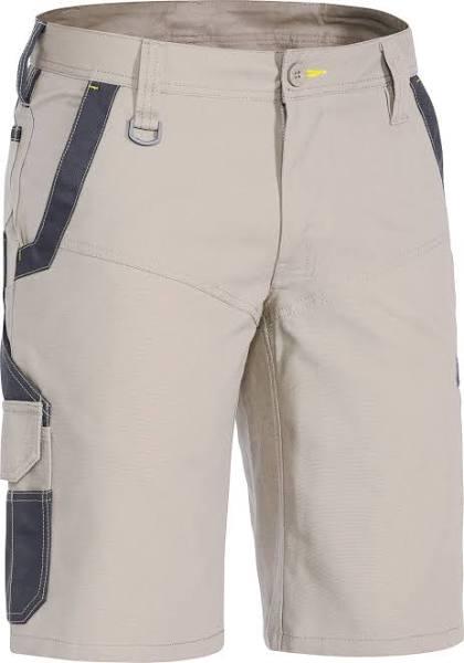 Bisley Flx & Move Stretch Cargo Shorts - BSHC1130 Stone / 122R