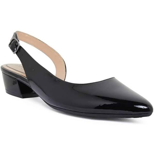 Easy Steps Ramsey Black Patent Heeled Shoes Black 6