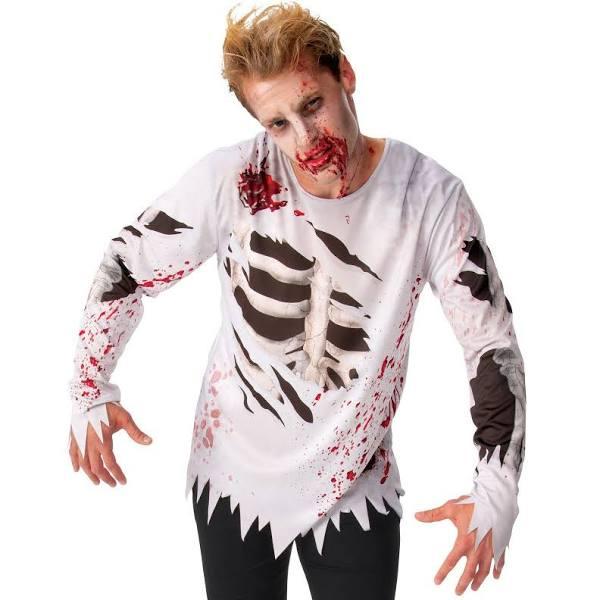 Zombie Adult Top Costume - XL