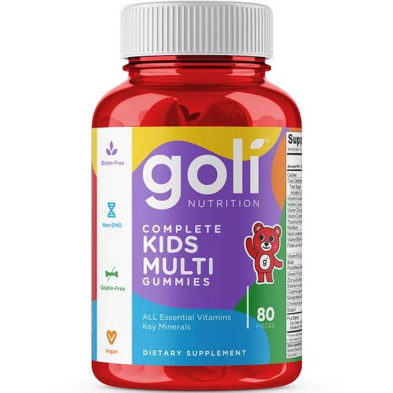 Goli Nutrition Gummies 80 Pieces, Complete Kids Multi