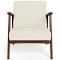 Den Fabric Armchair White by Freedom