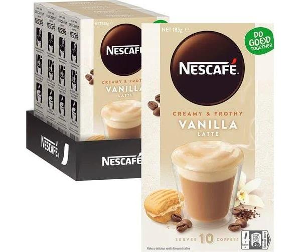 Nescafé Instant Coffee Sachets Vanilla Latte 30pk