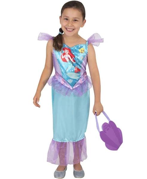 Disney: Ariel - Costume & Bag (Size: 5-6)