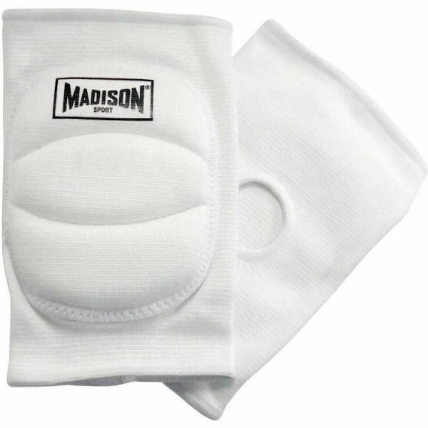 Madison Volleyball Knee Pads in White or Black- Sports Therapy