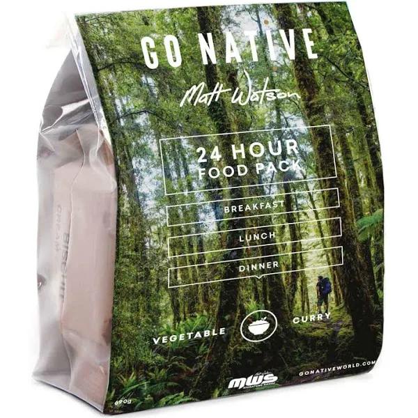 Go Native 24 Hour Vegetable Curry Food Pack