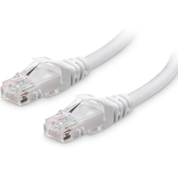 Cable Matters Snagless Cat 6 Ethernet Cable 20 Ft (Cat 6 Cable Cat6 Cable Internet Cable Network Cable) in White