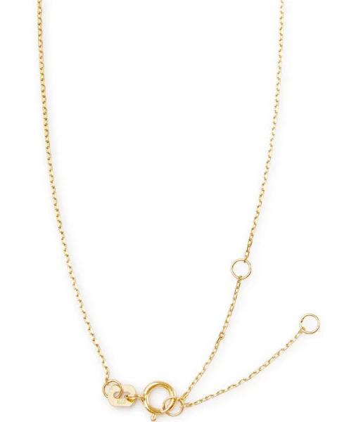 Luna Rae Stars of Taurus Charm On 50cm Chain - Solid 9K Gold Women's Zodiac Necklace