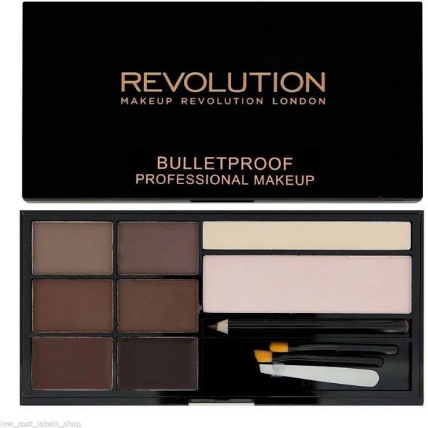 Makeup Revolution Ultra Brow Palette - Medium To Dark