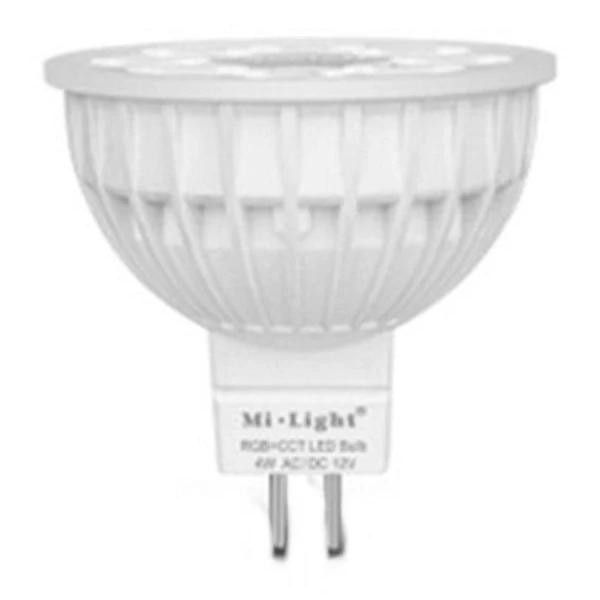 Dimmable MR16 4W RGBCCT Milight Led Spotlight Lamp Bulb For Home AC/DC12V