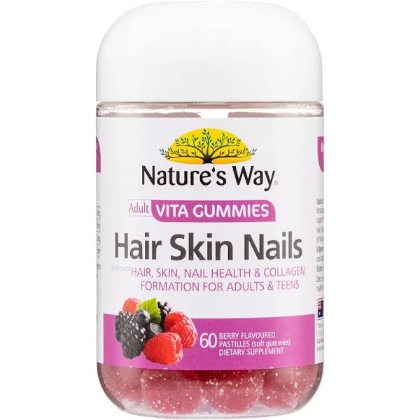 Nature's Way Hair, Skin & Nails Adult Vita Gummies 60