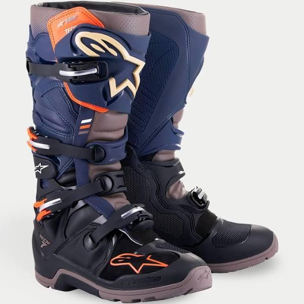 Alpinestars Tech 7 Enduro Drystar Boots - Black/Navy/Grey - 14