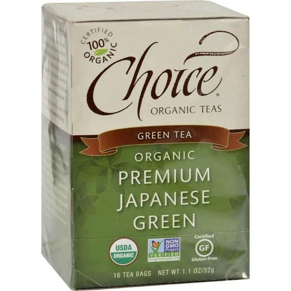 Choice Organic Teas Premium Japanese Green Tea - 16 Tea Bags