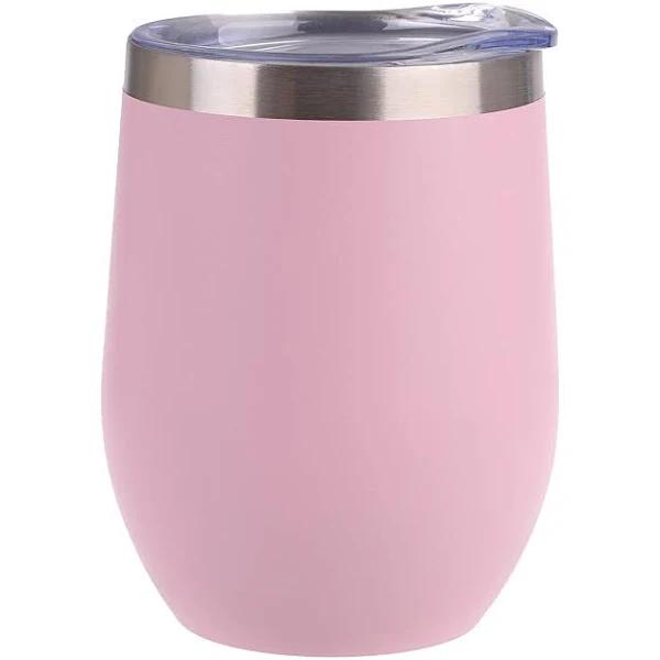 Oasis Stainless Steel Double Wall Insulated Wine Tumbler 330ml Matte Carnation