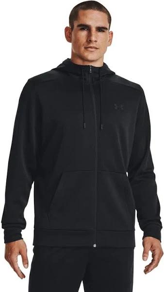 Under Armour Men's Armour Fleece Full-Zip Hoodie Black SM