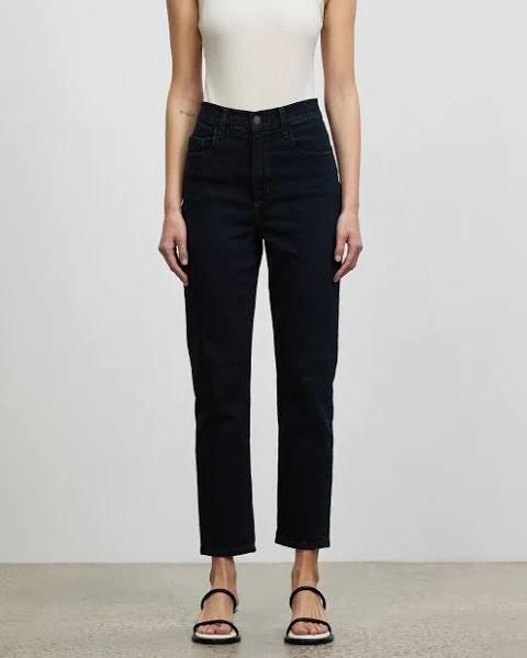 Nobody Denim - Frankie Ankle Stretch Jeans in Speculation Black