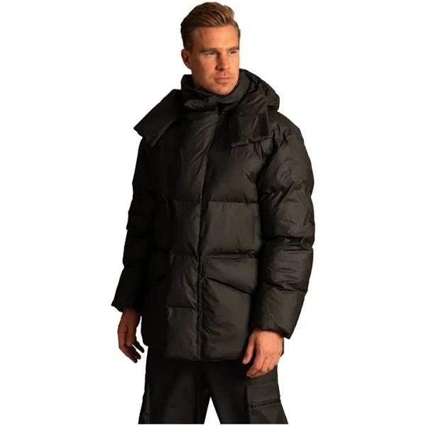 Rains - Harbin Puffer Jacket - Black Size: M, Colour: Black