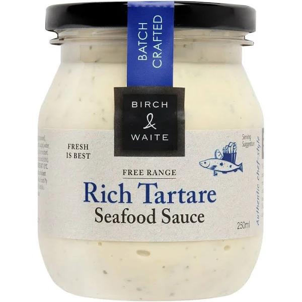 Birch & Waite Free Range Rich Tartare Seafood Sauce 250ml