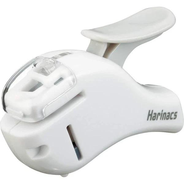 KOKUYO Stapleless Stapler Harinacs Compact Alpha, White (SLN-MSH305W)