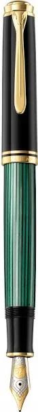 Pelikan Fountain Pen Souverän M800 - Black/Green, 995712 (Nib: F)