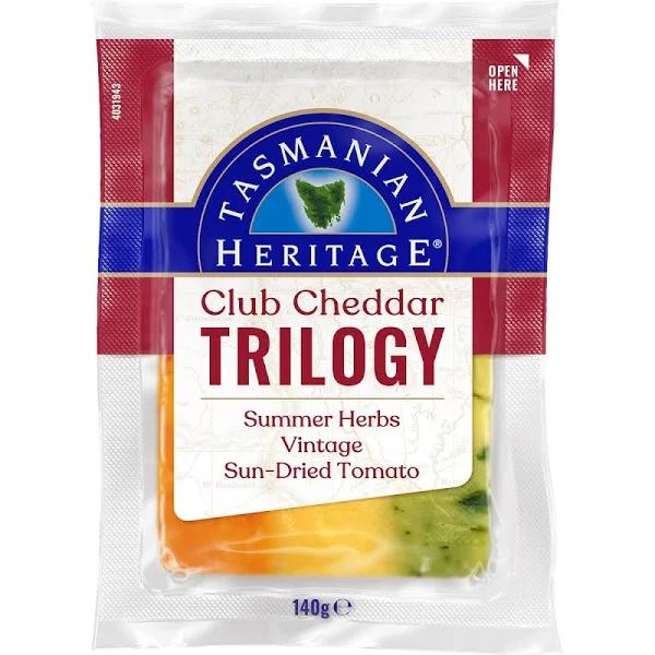 Tasmanian Heritage Club Cheddar Cheese Trilogy 140g