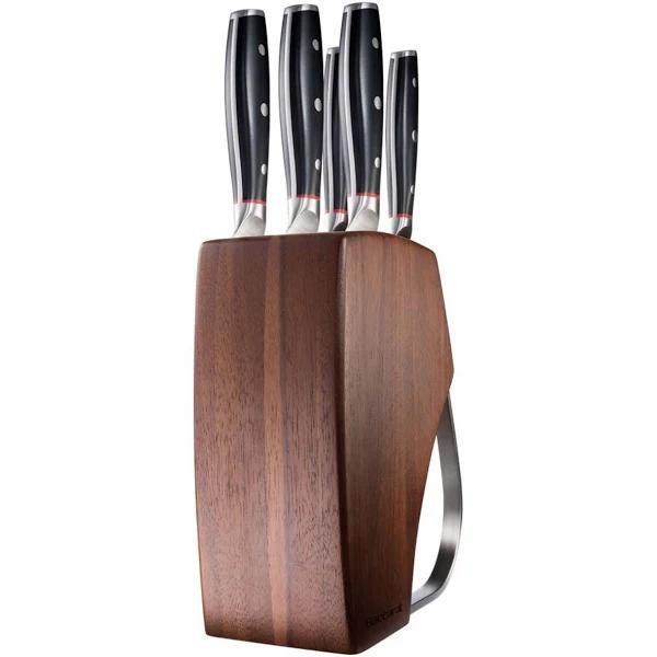 Baccarat iconiX Holz Knife Block 6 Piece