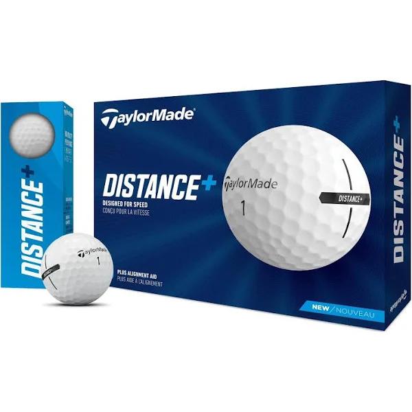 TaylorMade Distance+ White Golf Balls