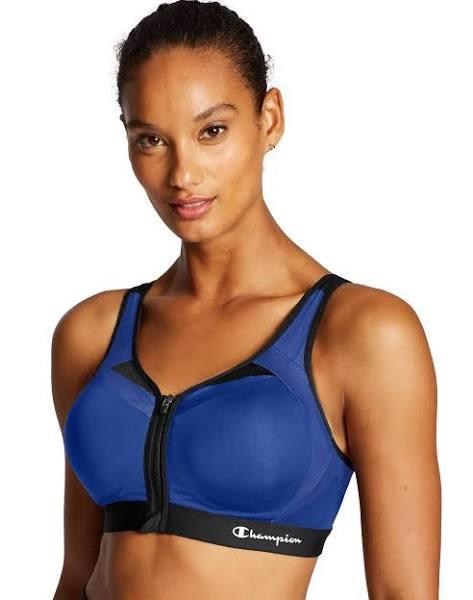 Champion Motion Control Zip Sports Bra - Surf The Web, 42DD