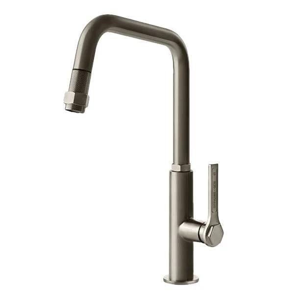 Gessi 60053BN Officine Pull Out Kitchen Mixer Tap