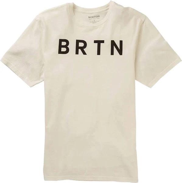 Burton BRTN Mens Short Sleeve T-Shirt - Stout White