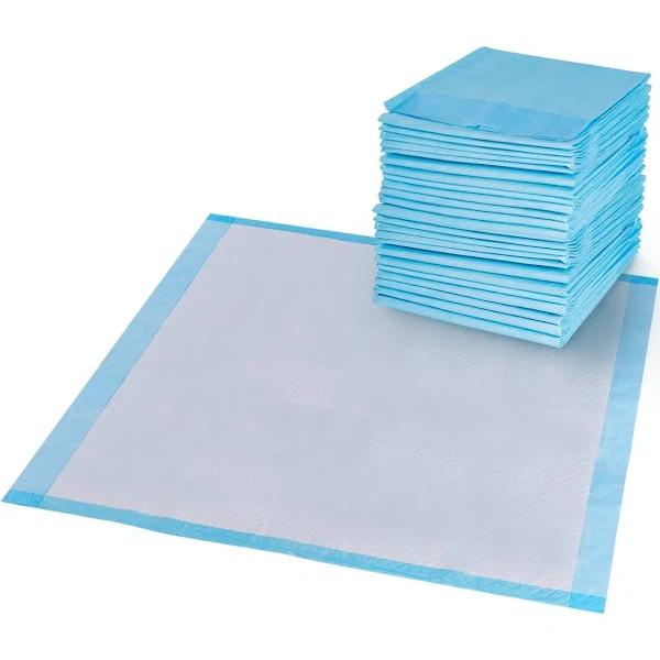 Costway 100pcs 75x90cm Dog Pee Pads Puppy Cat Toilet Training Pads Pet Potty Mats Indoor Super Absorbent